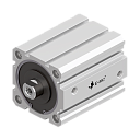 Пневмоцилиндр по ISO 21287 SF63x100-S