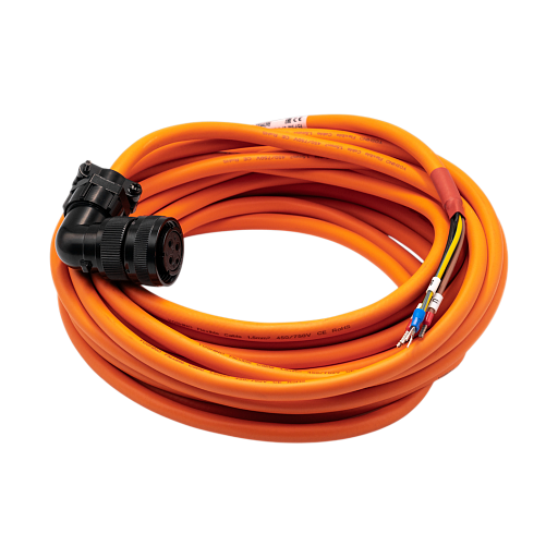 Кабель двигателя силовой NEBR-M32W4B-K-20-Q15-LE4
